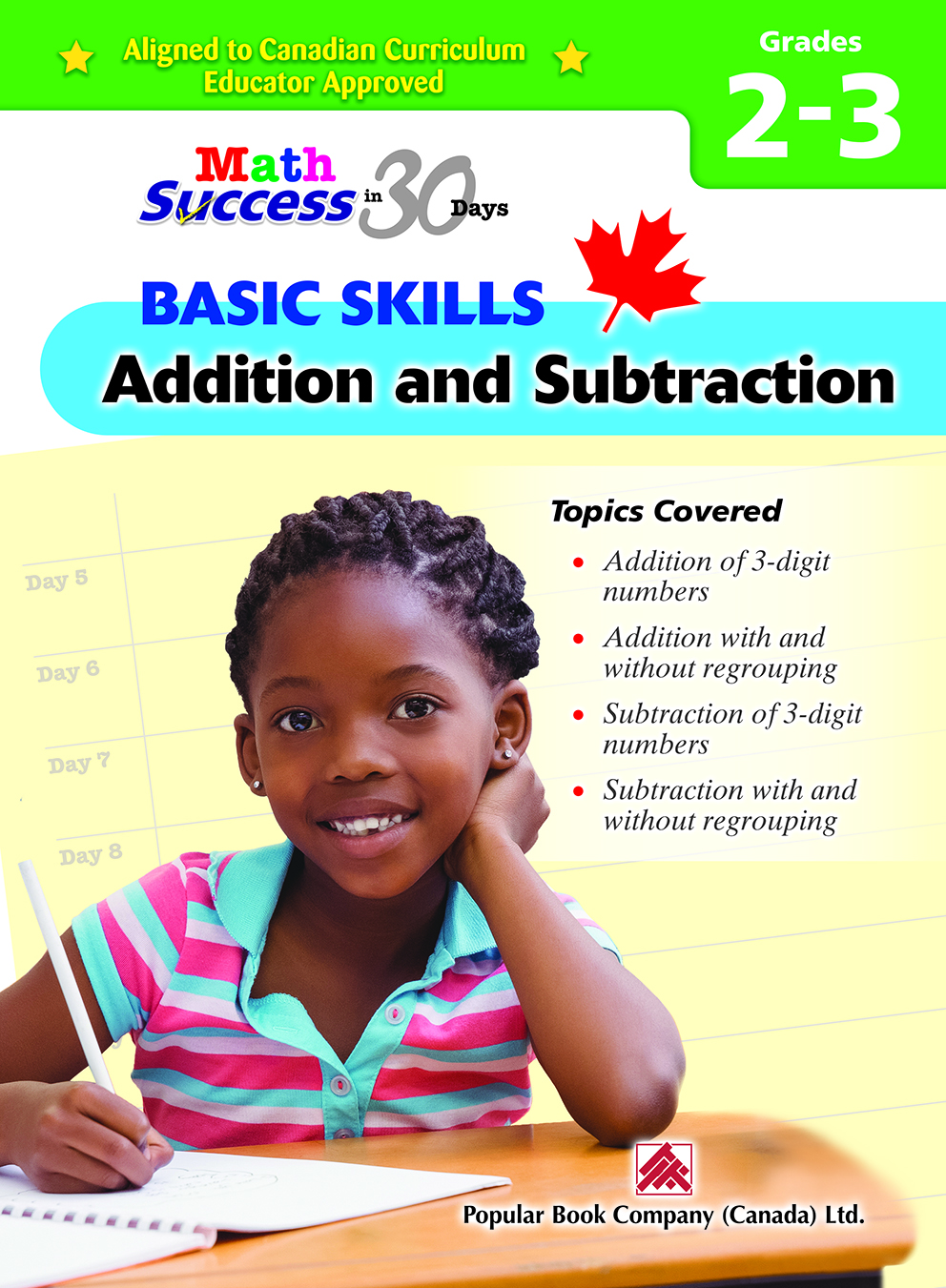 math-success-basic-skills-addition-and-subtraction-grades-2-3-book-popular-book-company
