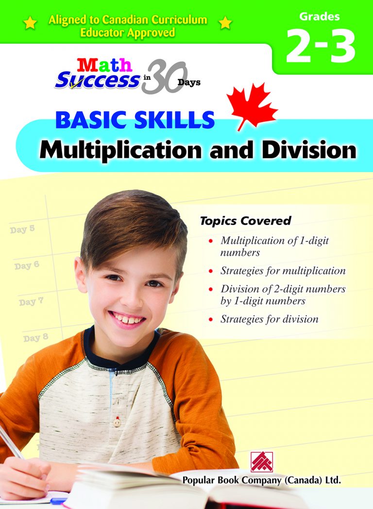 Math Success Basic Skills Multiplication And Division Grades 2 3 Book Popular Book Company 3360