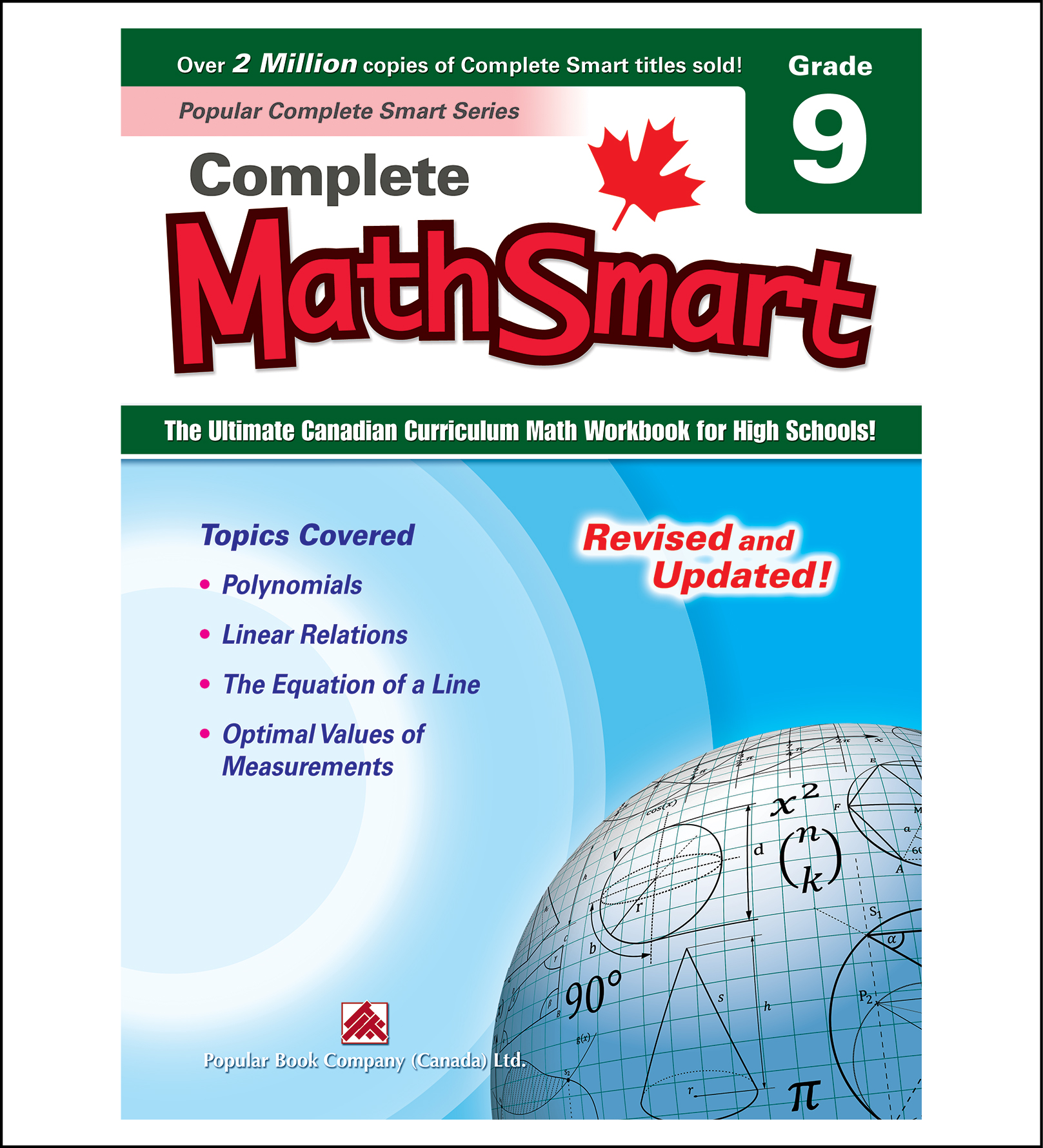Complete Mathsmart Grade 9 Revised And Updated Popular Book Company Canada Ltd 4616